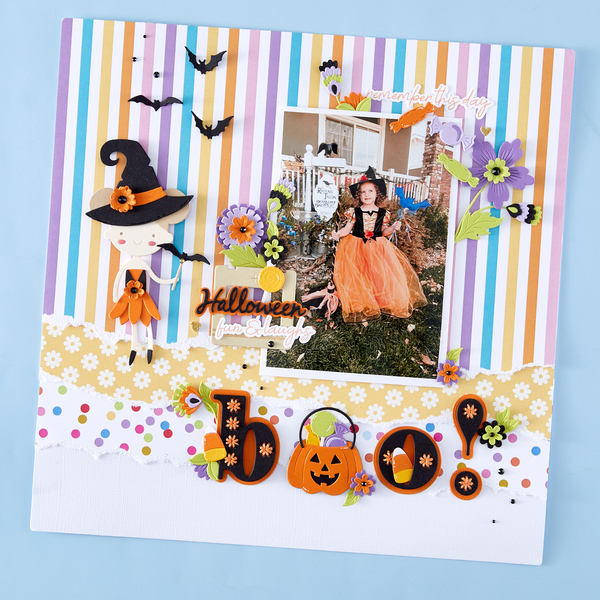 Friends Sentiments Press Plate & Die Set from the Storytelling by Spellbinders Collection