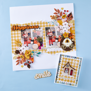 Home Sweet Home Etched Dies from the Storytelling by Spellbinders Collection