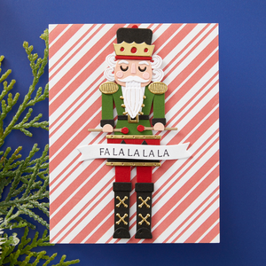 Candy Candy Stripes Press Plate from the Dancin Christmas Friends Collection