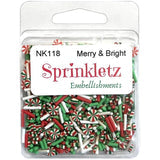 Merry And Bright Sparkletz Embellishments by Buttons Galore & More