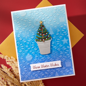 Country Christmas 3D Embossing Folder from the Country Christmas Collection by Annie Williams