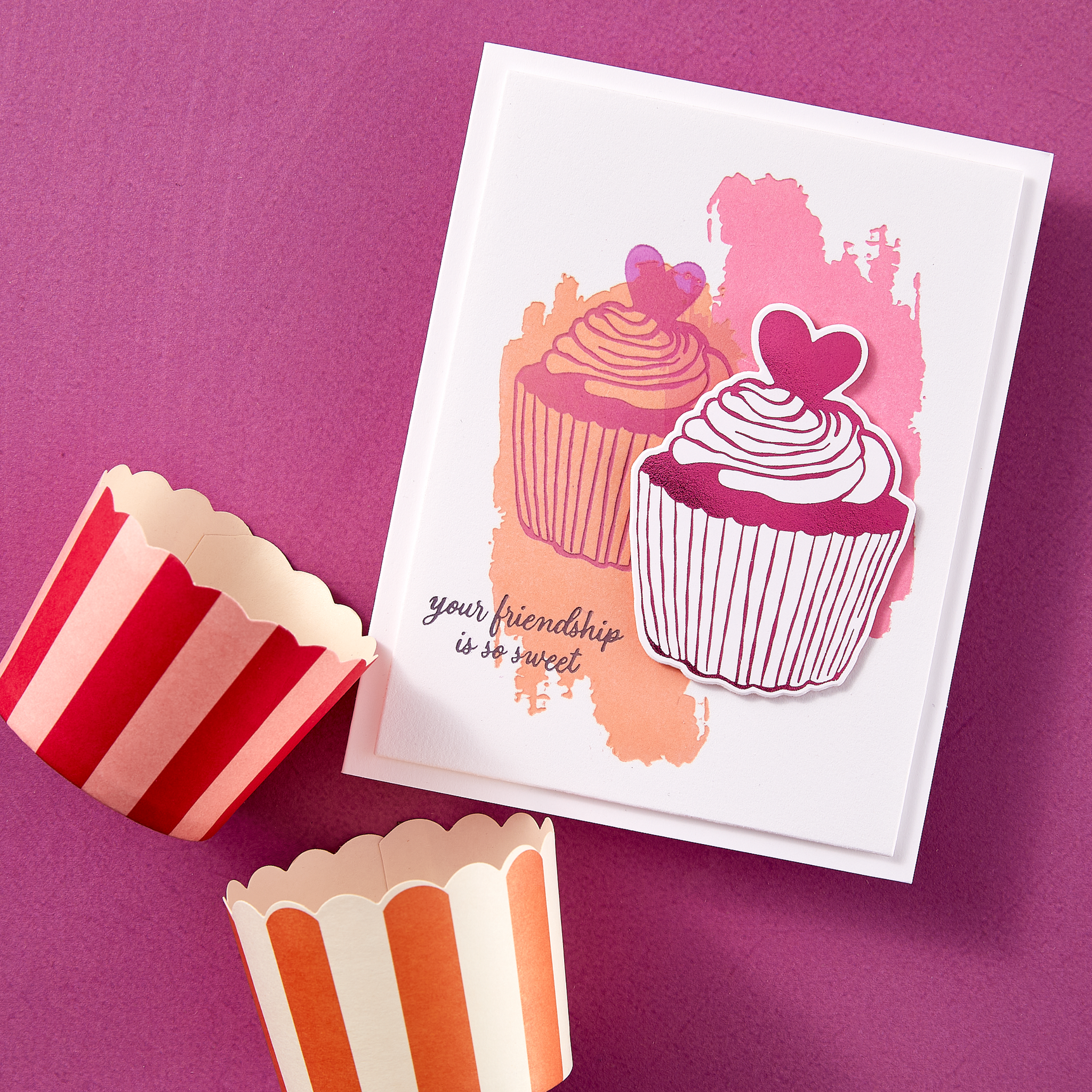 Cupcake Kisses BetterPress Plate & Die Set - BetterPress Society December 2024