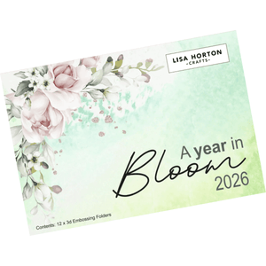 Lisa Horton Crafts A Year In Bloom Embossing Folder Collection - 2026