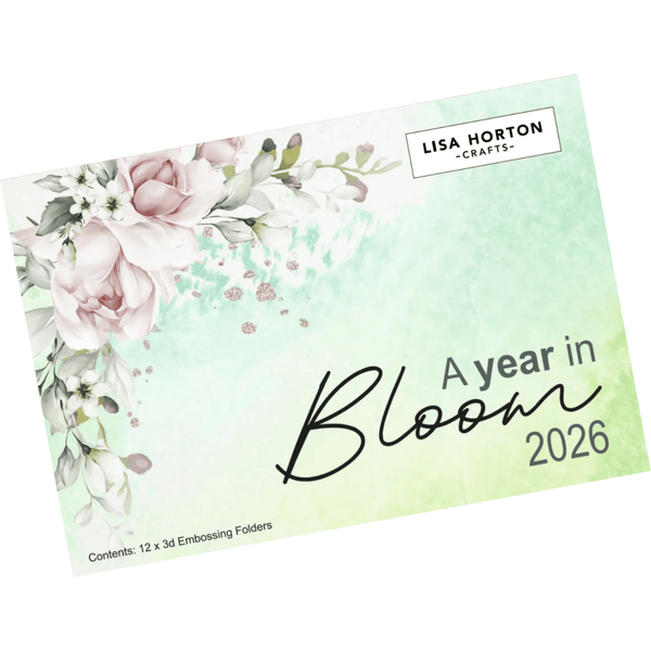 Lisa Horton Crafts A Year In Bloom Embossing Folder Collection - 2026
