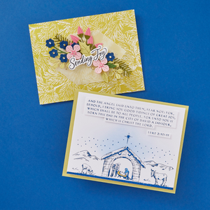 Christmas Gospel Press Plates from the Home for the Holidays Collection