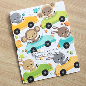 Little Smiles Sentiments Press + Foil Plate & Die Set
