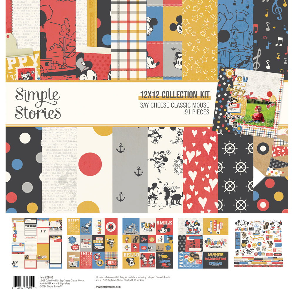 Simple Stories Say Cheese Classic Mouse - Collection Kit | Spellbinders ...