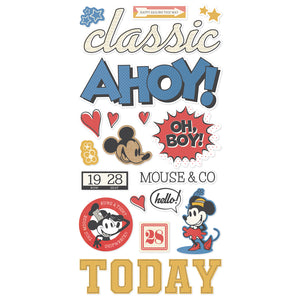 Simple Stories Say Cheese Classic Mouse - Foam Stickers