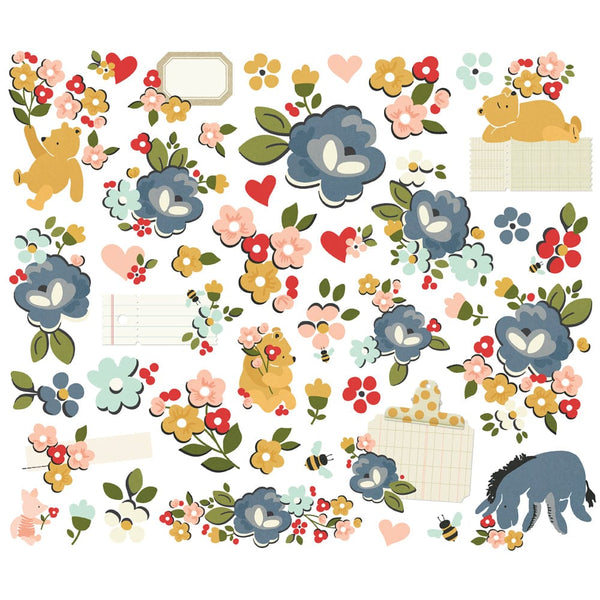 Simple Stories - Say Cheese Classic Pooh Floral Bits & Pieces