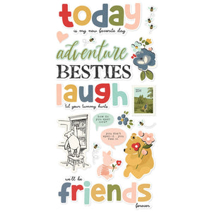 Simple Stories - Say Cheese Classic Pooh Foam Stickers