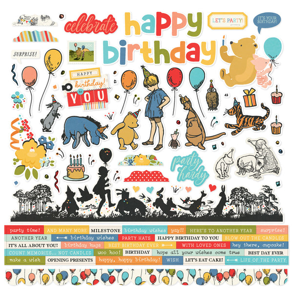 Simple Stories Say Cheese Classic Pooh Birthday - Collection Kit