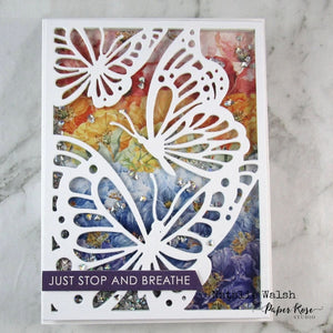 Paper Rose - Butterfly Coverplate Metal Cutting Die