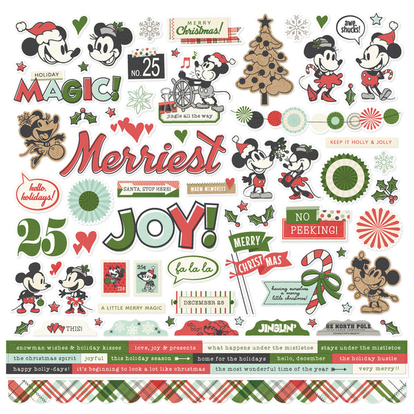 Simple Stories Say Cheese Classic Mouse Christmas - Collection Kit