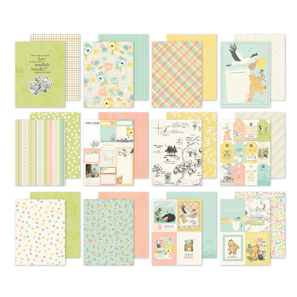 Simple Stories Say Cheese Classic Pooh Baby 6 x 8" Paper Pad