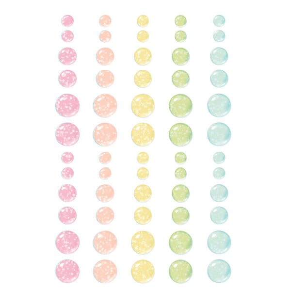 Simple Stories Say Cheese Classic Pooh Baby Glitter Enamel Dots