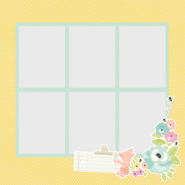Simple Stories Say Cheese Classic Pooh Baby Simple Pages Page Pieces