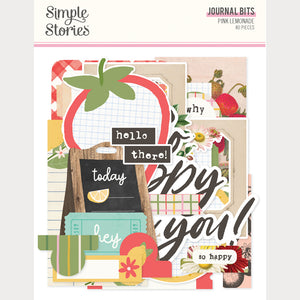Simple Stories Pink Lemonade Journal Bits & Pieces