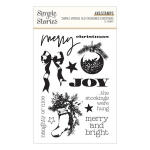 Simple Vintage Old-Fashioned Christmas Stamp & Die Bundle by Simple Stories