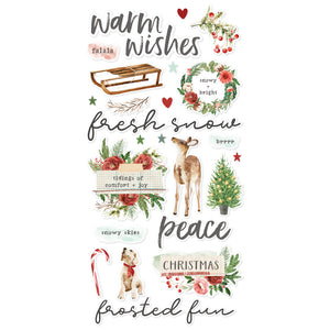 Simple Stories Simple Vintage Evergreen Memories Foam Stickers