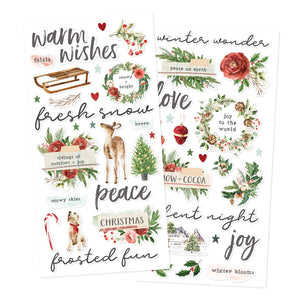 Simple Stories Simple Vintage Evergreen Memories Foam Stickers