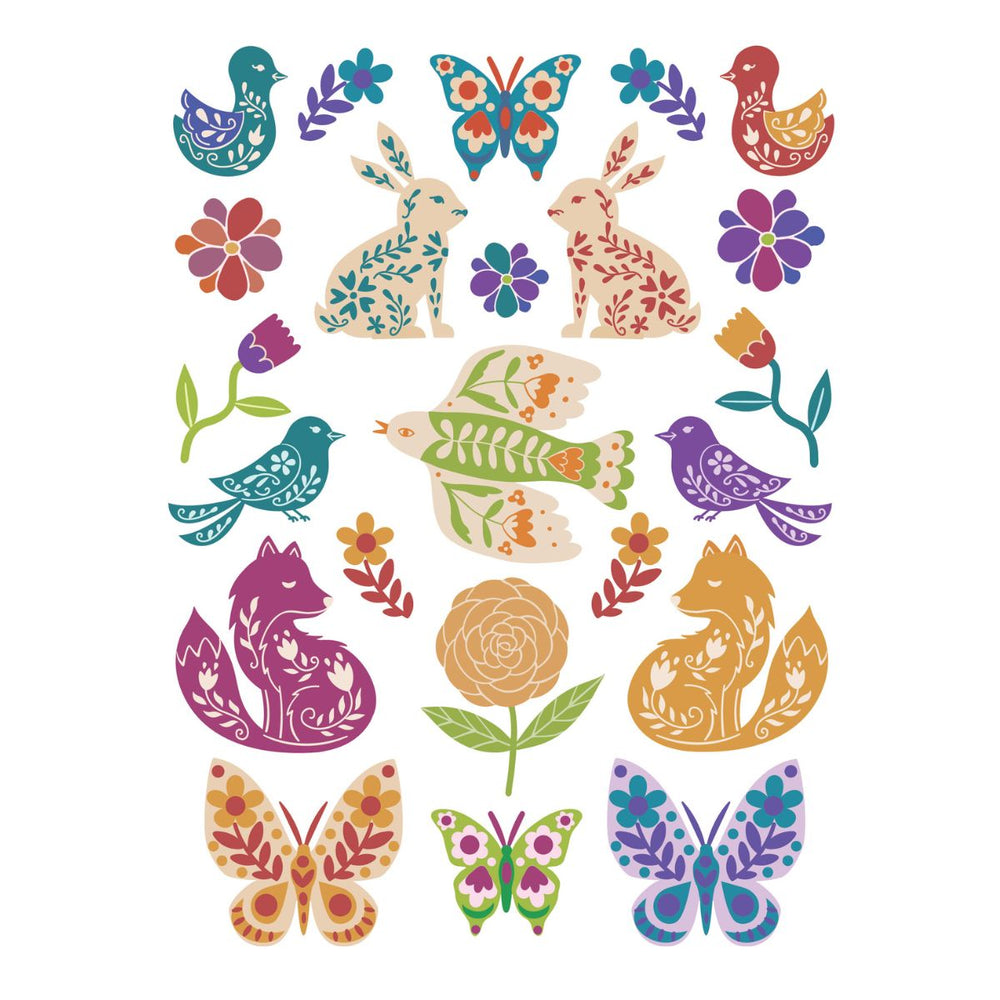 Hero Arts Folk Animals Hero Transfers