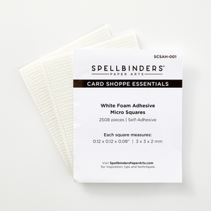 White Foam Adhesive Squares - Micro