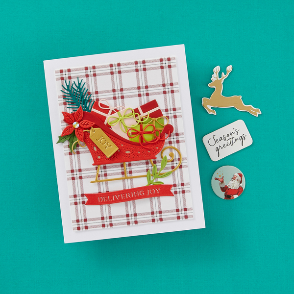 Handmade Sentiments Etched Dies from the Handmade Holidays Collection