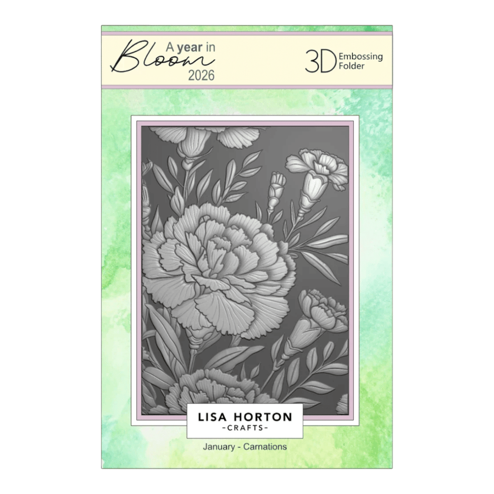 Lisa Horton Crafts A Year In Bloom Embossing Folder Collection - 2026