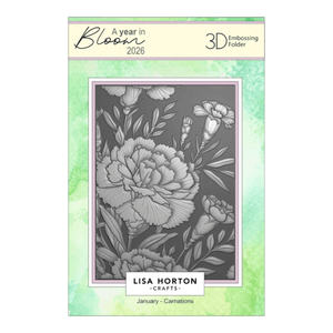 Lisa Horton Crafts A Year In Bloom Embossing Folder Collection - 2026