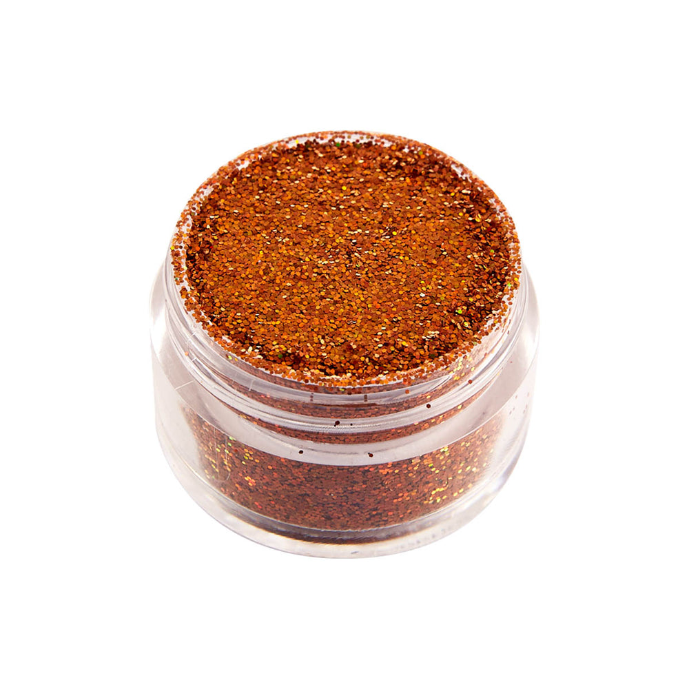 Art Glitter Quasar Orange Glitter 1/2 Oz.