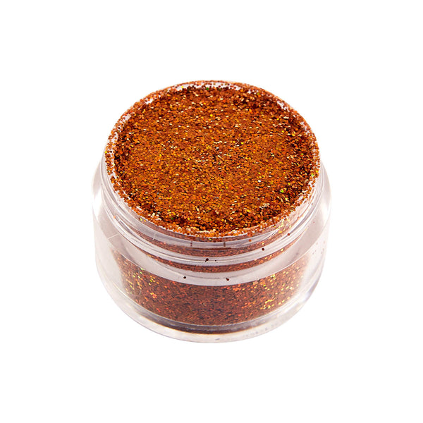 Art Glitter Quasar Orange Glitter 1/2 Oz.