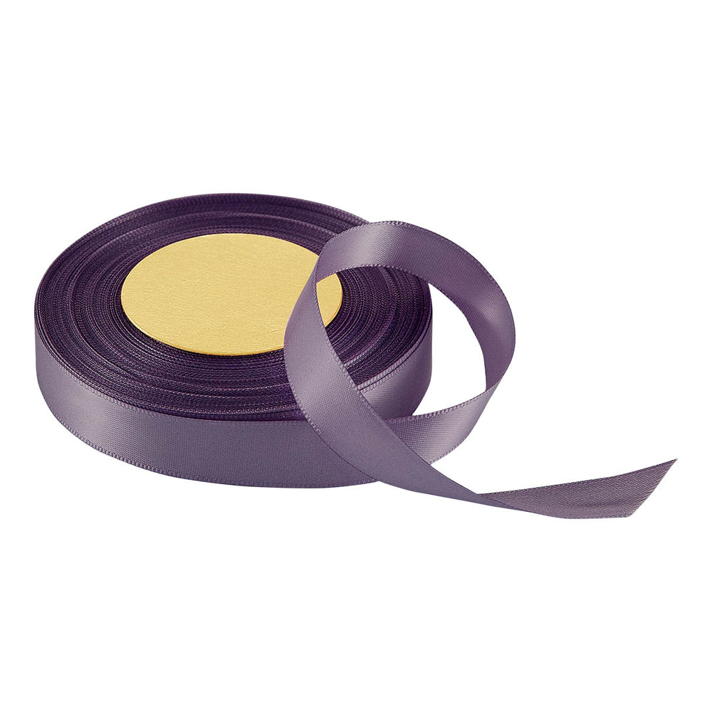 Vivant Double Face Satin Old Purple Ribbon - 27.34 yards