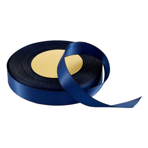 Vivant Double Face Satin Dark Blue Ribbon - 27.34 yards