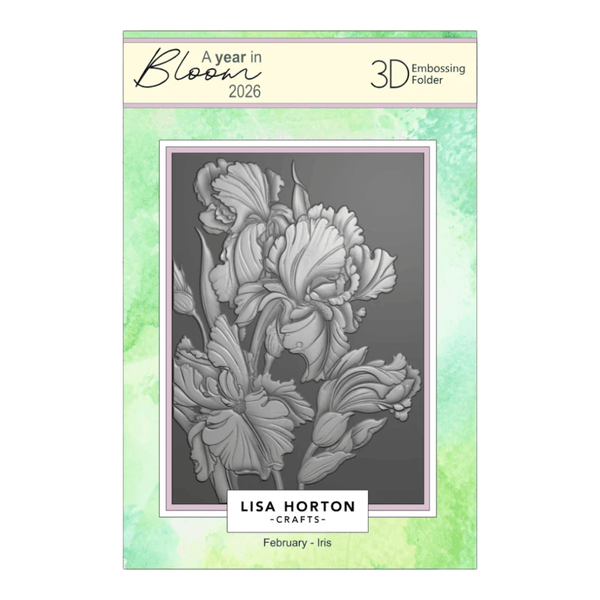 Lisa Horton Crafts A Year In Bloom Embossing Folder Collection - 2026