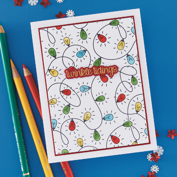 Layered Twinkle Tidings Stencil - BetterPress Society October 2025 Add-On