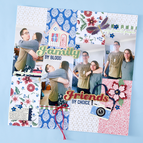 Friends Etched Dies from the Storytelling by Spellbinders Collection
