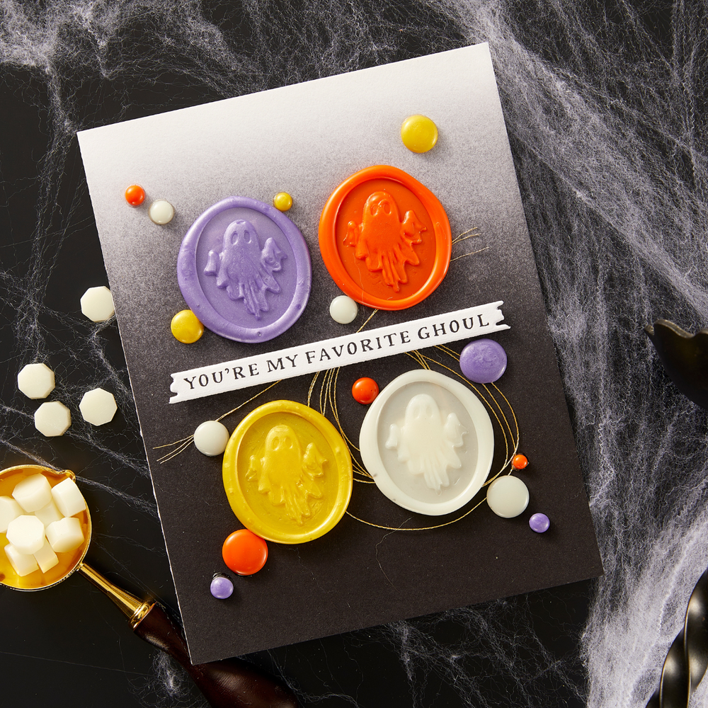 Boo! 3D Wax Seal from the Happy Haunting Collection