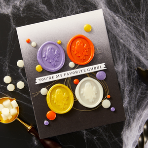 Boo! 3D Wax Seal from the Happy Haunting Collection