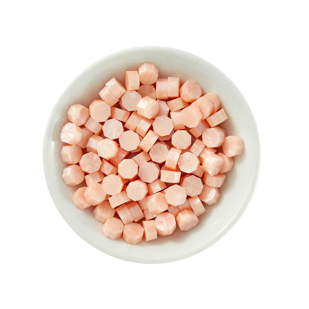 Pink Damask Wax Beads from the Sealed by Spellbinders Collection