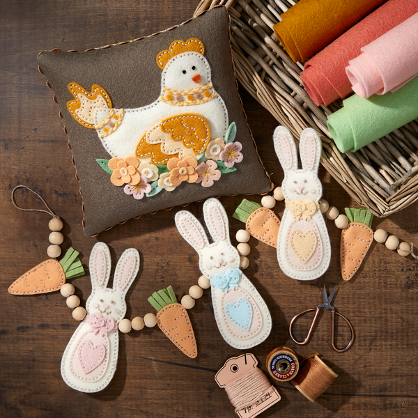 Felt Carrot Companion Etched Dies by Nichol Spohr