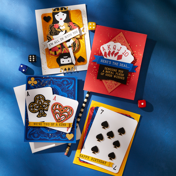 Enchanting Suit Facets Press + Foil Plates by Jaycee Gaspar