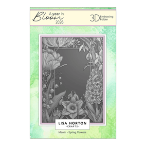 Lisa Horton Crafts A Year In Bloom Embossing Folder Collection - 2026