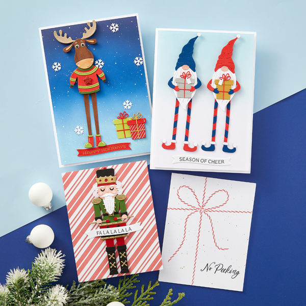 Dancin' Nutcracker Fritz Etched Dies from the Dancin' Christmas Friends Collection