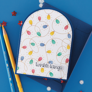 Twinkle Tidings Press Plate & Die Set - BetterPress Society October 2025