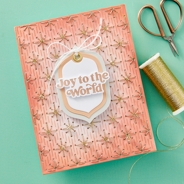 Stitched Starfilled Background Etched Dies from the Stitched Bright Collection