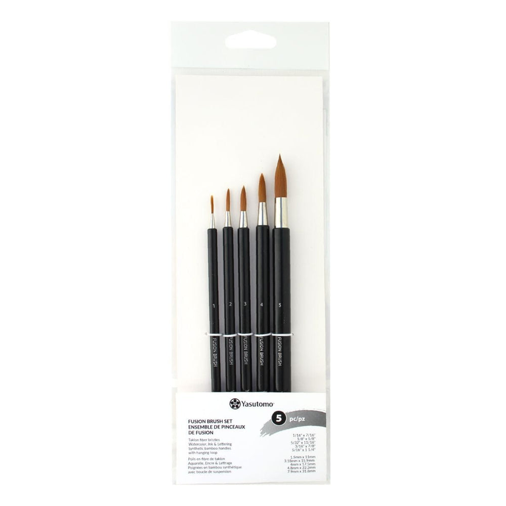 Yasutomo Fusion Brush Set 5 piece