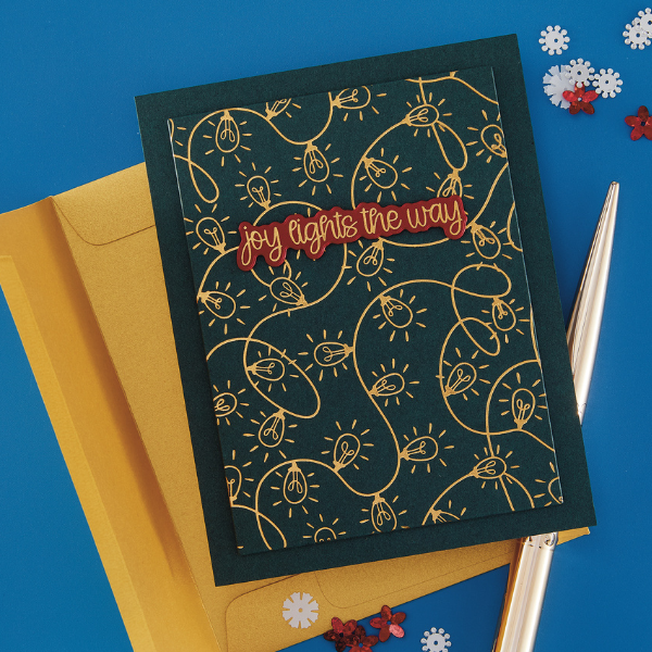Twinkle Tidings Press Plate & Die Set - BetterPress Society October 2025
