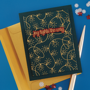 Twinkle Tidings Press Plate & Die Set - BetterPress Society October 2025
