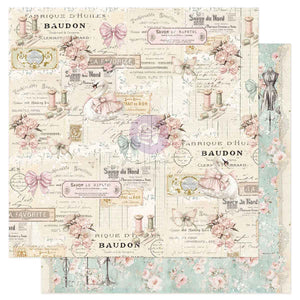 Prima Buttons & Keepsakes by Frank Garcia 6 x 6" Paper Pad