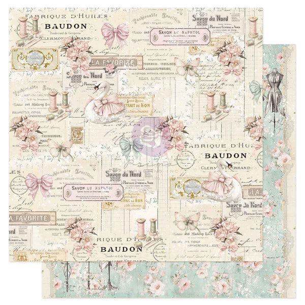 Prima Buttons & Keepsakes by Frank Garcia 6 x 6" Paper Pad